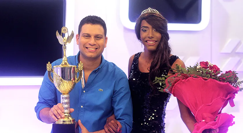 TUDO NOVO: Jorge ‘Gloss’ vence concurso de melhor imitador de Ivete e vai ao camarim da cantora no Arraiá do Galinho