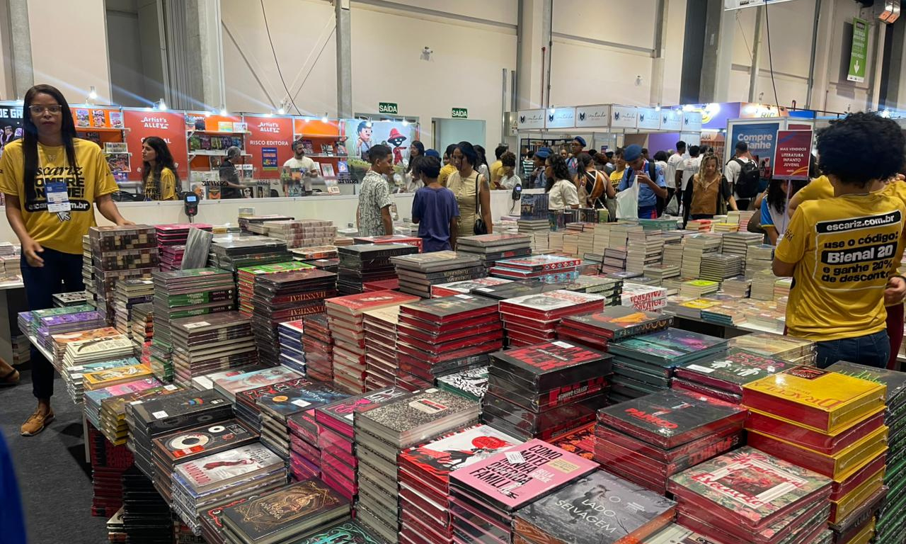 Bienal do Livro Bahia 2026: confira dicas para encontrar bons livros.Foto: Laraelen / Aratu On