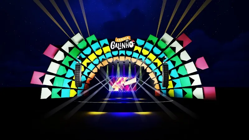 TECNOLOGIA: Palco do Arraiá do Galinho vai contar recursos tecnológicos como projeções de imagens