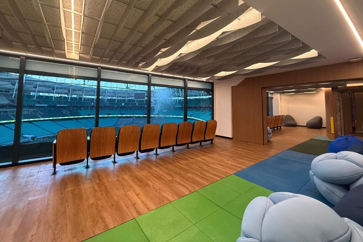 Espa&ccedil;o acolhe pessoas autistas na Arena Fonte Nova durante jogos. Foto: Divulga&ccedil;&atilde;o
