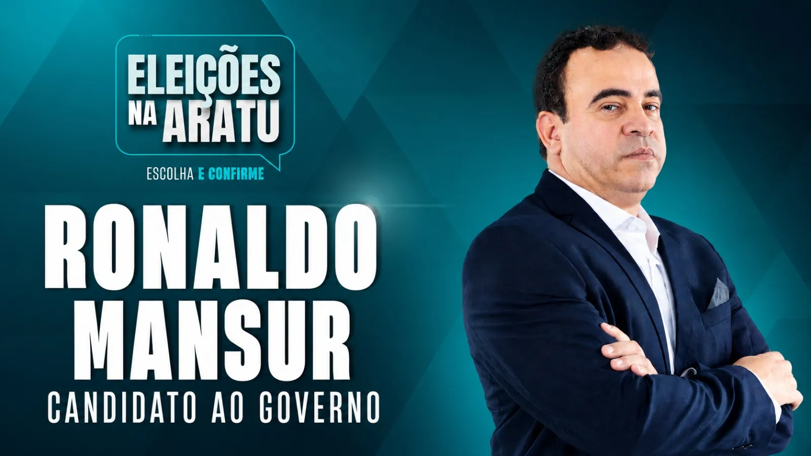 Ronaldo Mansur participa de sabatina da TV Aratu nesta quarta-feira (5)