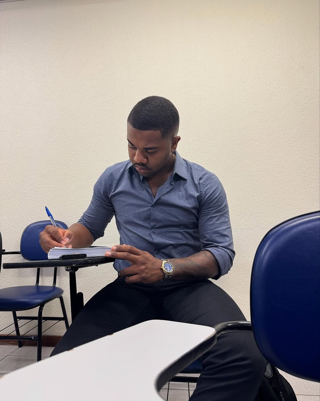 Davi Brito na faculdade de Direito | Foto: reprodução/Instagram