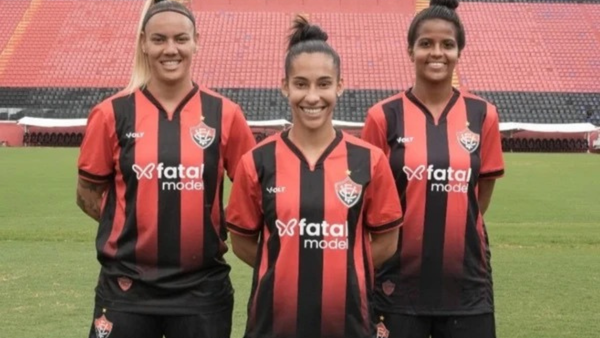 Fatal Model é anunciada como patrocinadora master do elenco feminino do Vitória. Foto: Divulgação| EC Vitória