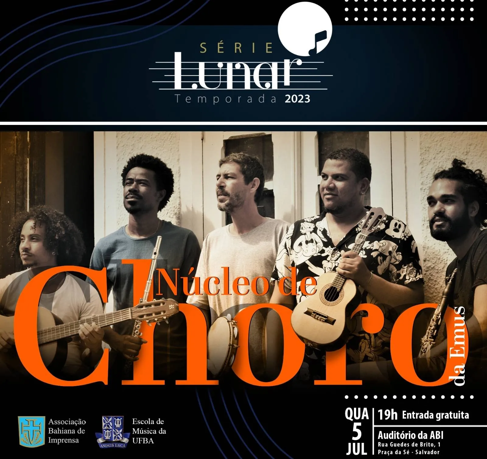Apresentação de chorinho dá continuidade às comemorações da Independência da Bahia