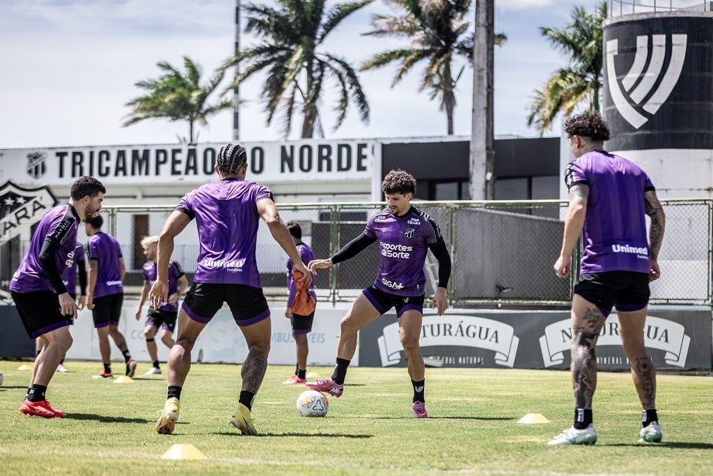 Preparação do Ceará. Foto: Gabriel Silva | Ceará Sport Clube