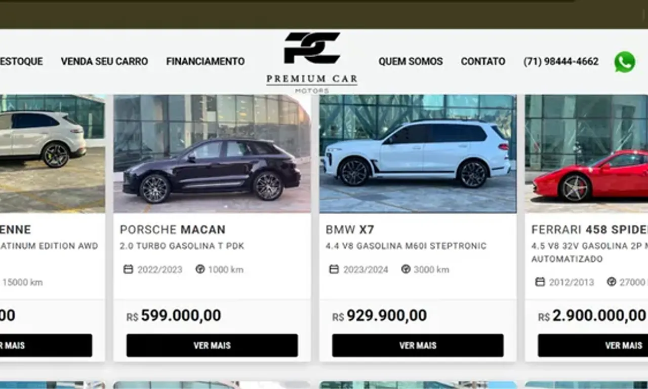 Premium Car Motors. | Foto: Web