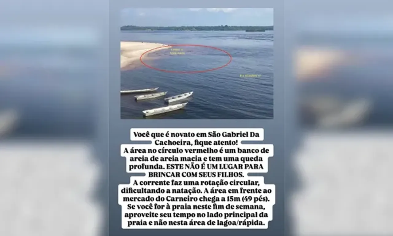 Vídeo mostra últimos momentos de lutador baiano antes de desaparecer em rio.Foto: Redes sociais