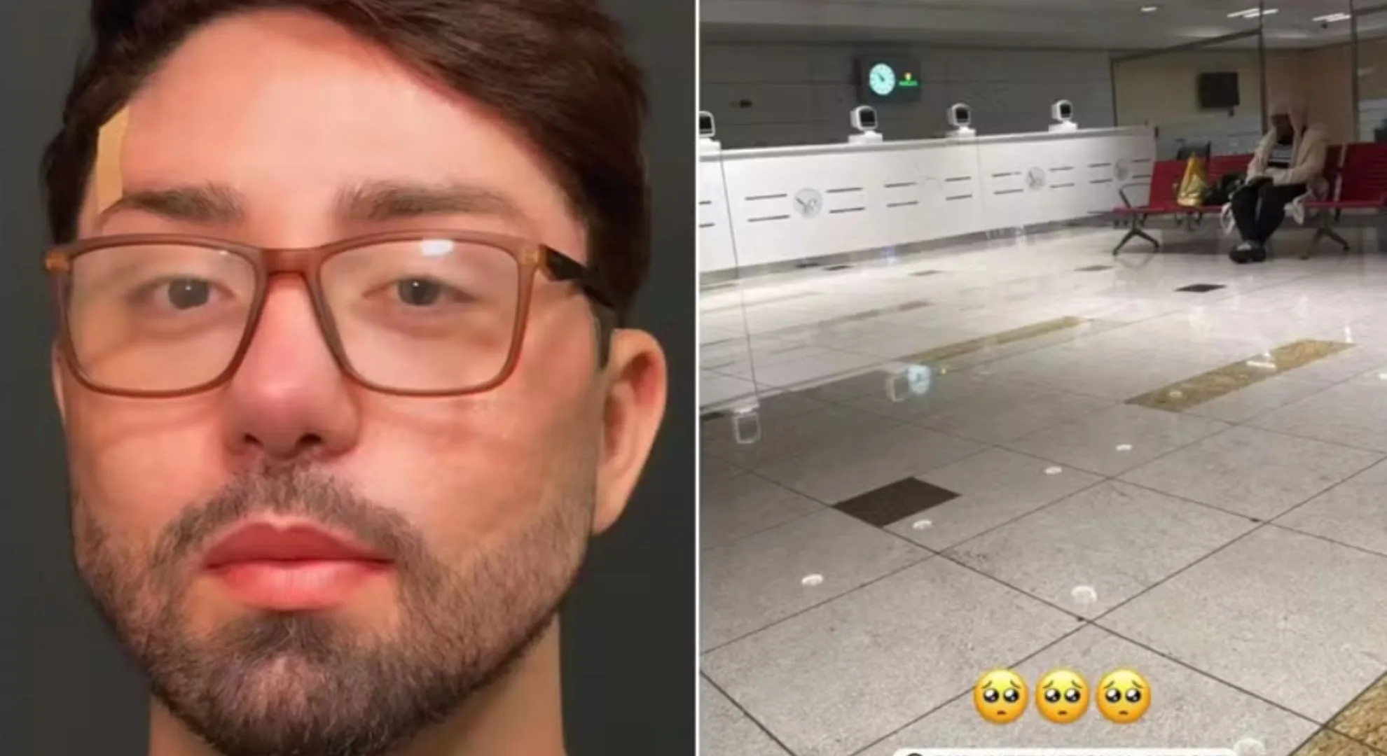 Influenciador Rico Melquiades é barrado na imigração. Foto: Redes sociais
