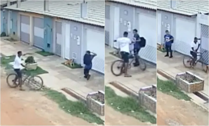“Ele sai de arma e bicicletinha”: assaltante toca o terror de bike em Conquista; assista