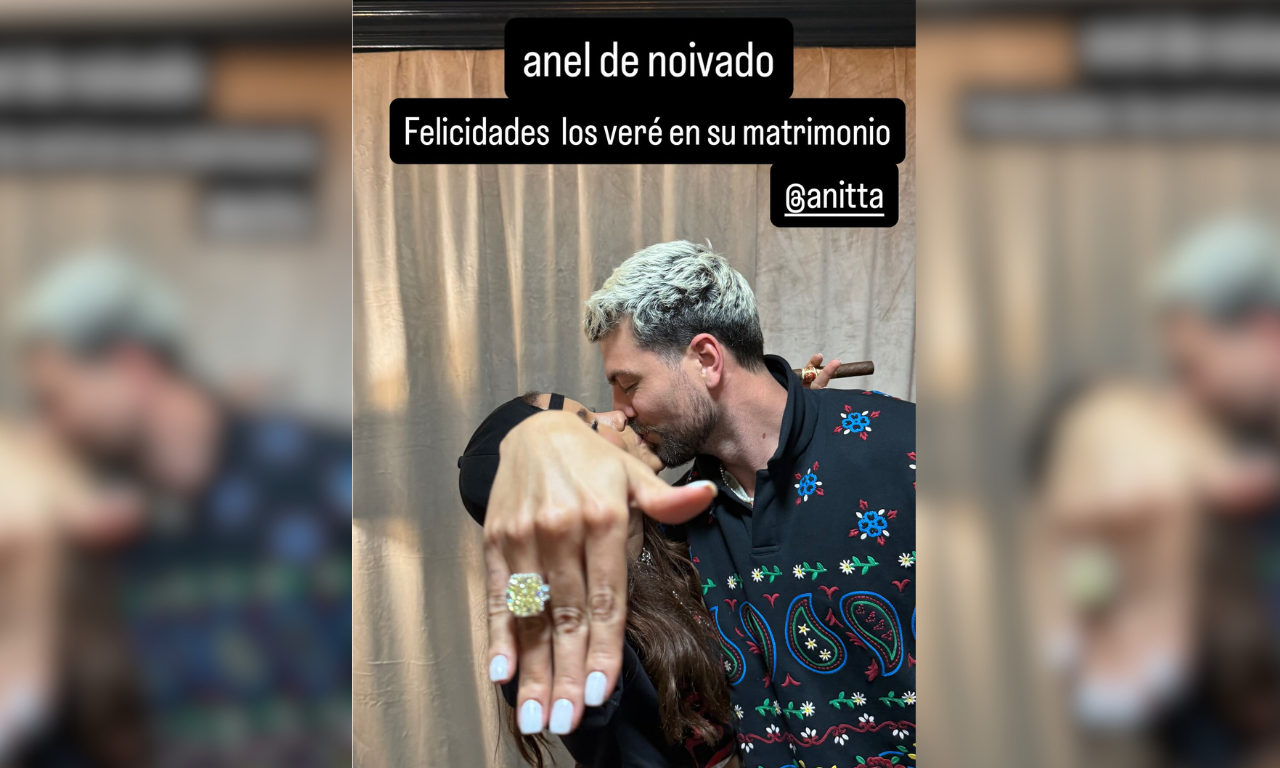 Anitta noiva? Cantora surge com anel em post de J Balvin. Foto: redes sociais | @jbalvin
