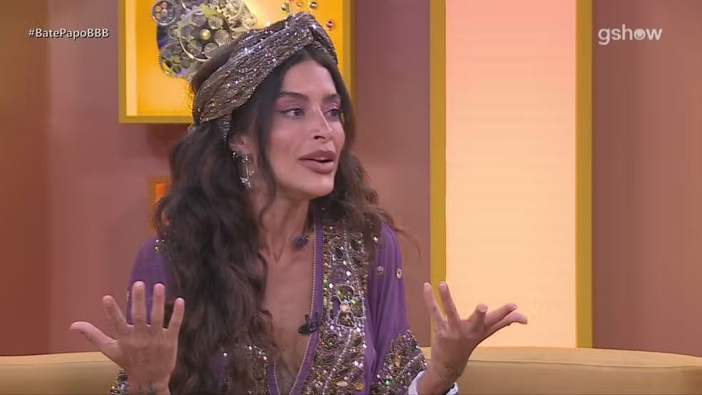 Aline reagiu &agrave;s falas e afirmou que o conte&uacute;do foi pior do que esperava. | Foto: Reprodu&ccedil;&atilde;o/Gshow