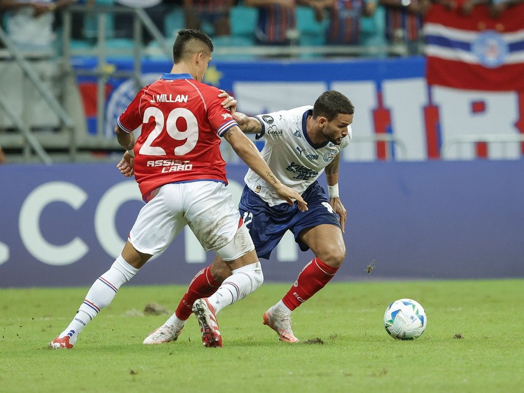 A derrota para o Nacional interrompeu a sequência de cinco vitórias seguidas do Bahia, em jogos de Brasileirão, Libertadores e Copa do Brasil. Foto: Flickr/EC Bahia
