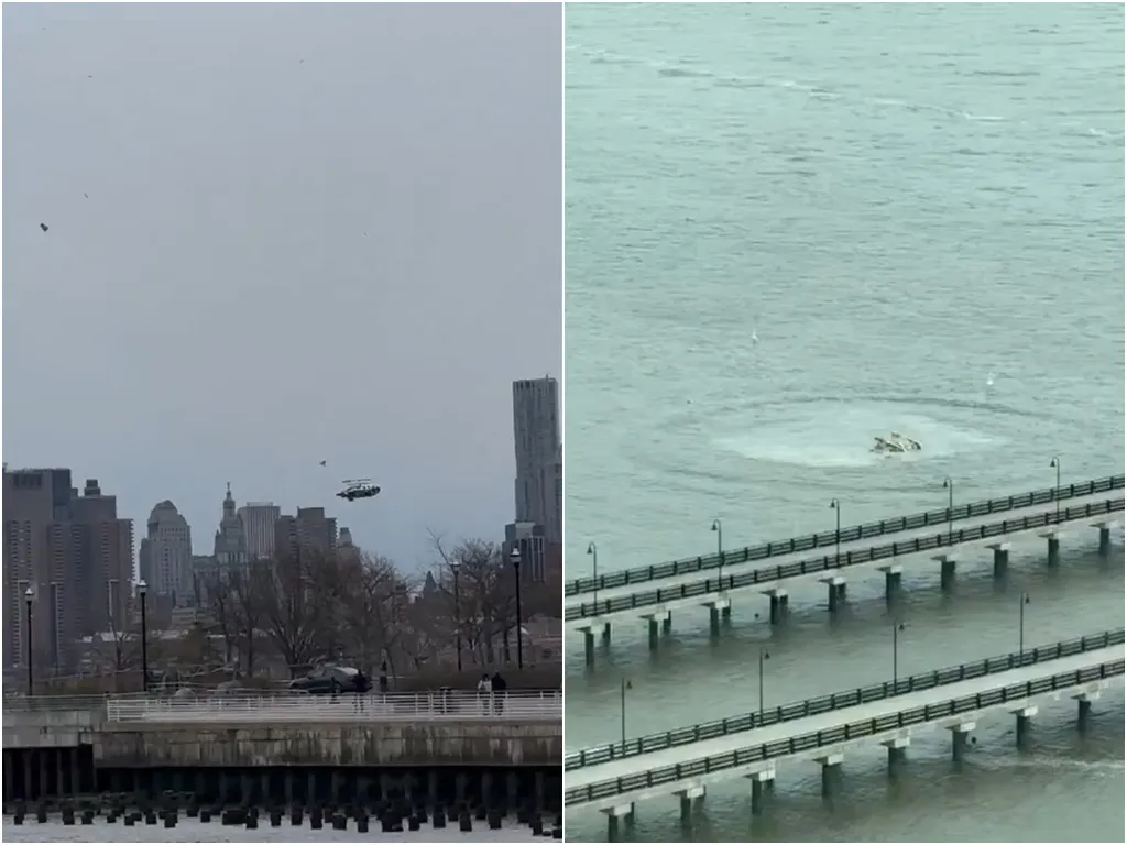 VÍDEO: Helicóptero cai em rio de Nova York e mata seis pessoas