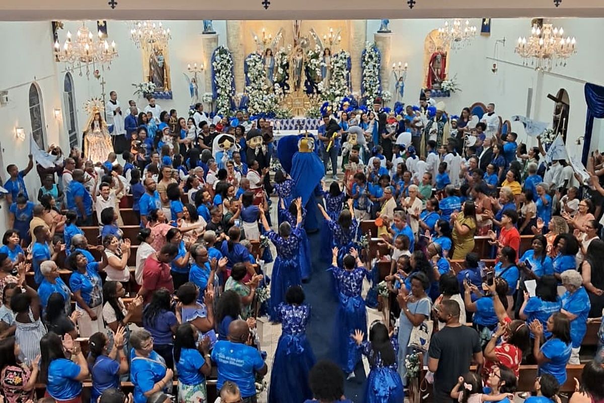 Cortejo e procissão à Nossa S. das Dores sai da Capela São Vicente e segue até a Igreja Matriz. Foto: Divulgação