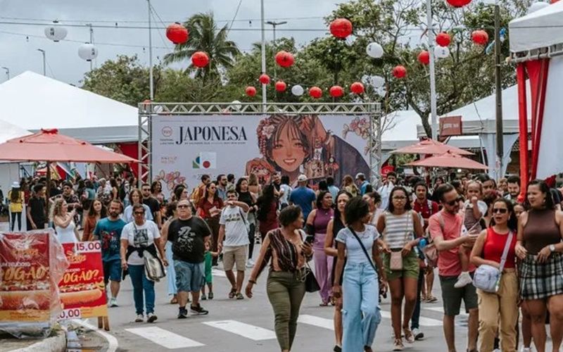 Salvador recebe mais uma edi&ccedil;&atilde;o do Bon Odori, um dos principais eventos da cultura japonesa na Bahia. A programa&ccedil;&atilde;o re&uacute;ne dan&ccedil;a, m&uacute;sica, oficinas, concursos, exposi&ccedil;&otilde;es e gastronomia at&eacute; segunda-feira (7)/Foto: Reprodu&ccedil;&atilde;o