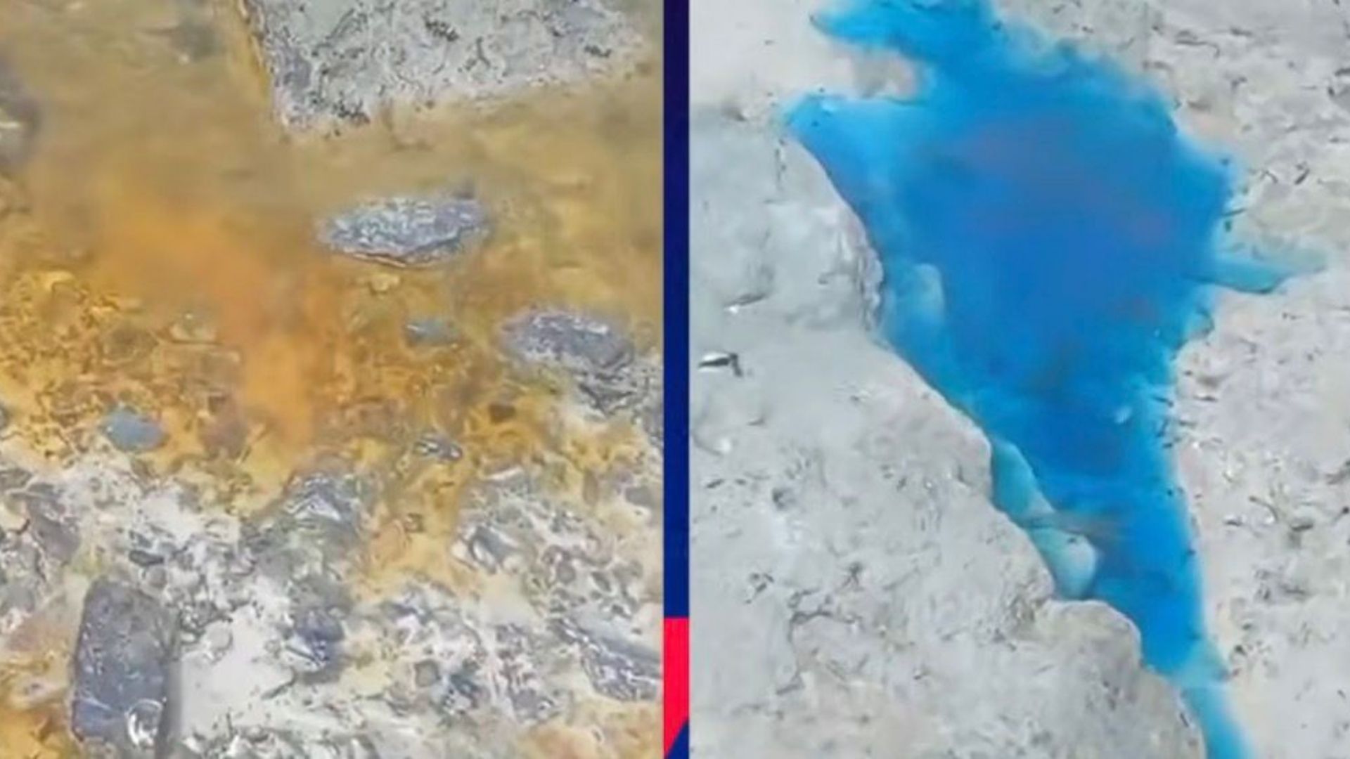 Manchas Contaminação Praia Paripe. Foto: Reprodução Internet