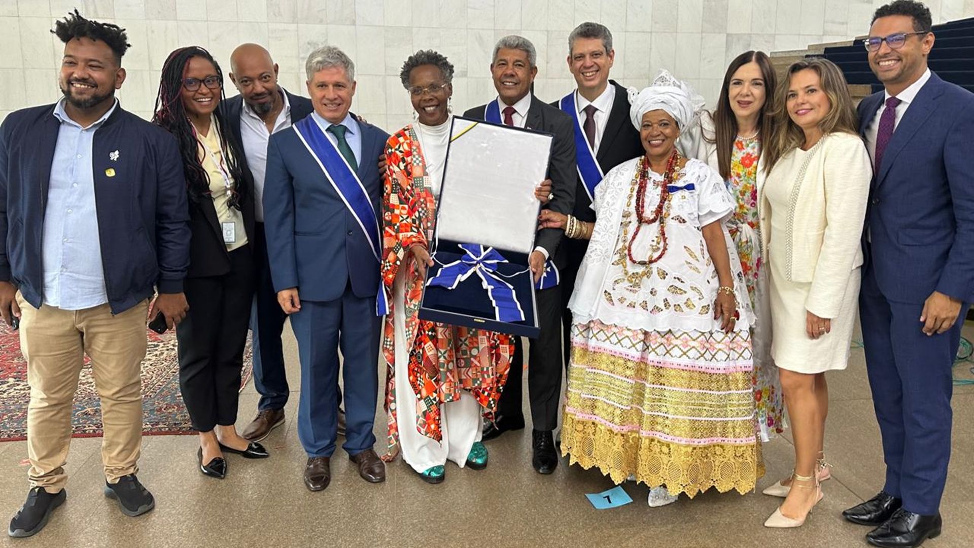 Governador Jerônimo Rodrigues recebe a mais alta honraria brasileira, no Palácio Itamaraty | Foto: divulgação/GovBa