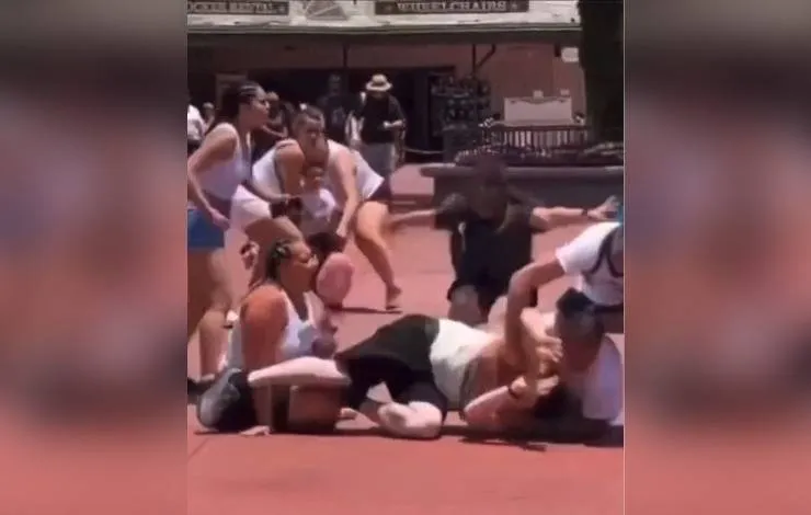 Família briga em parque da Disney e vídeo viraliza; assista
