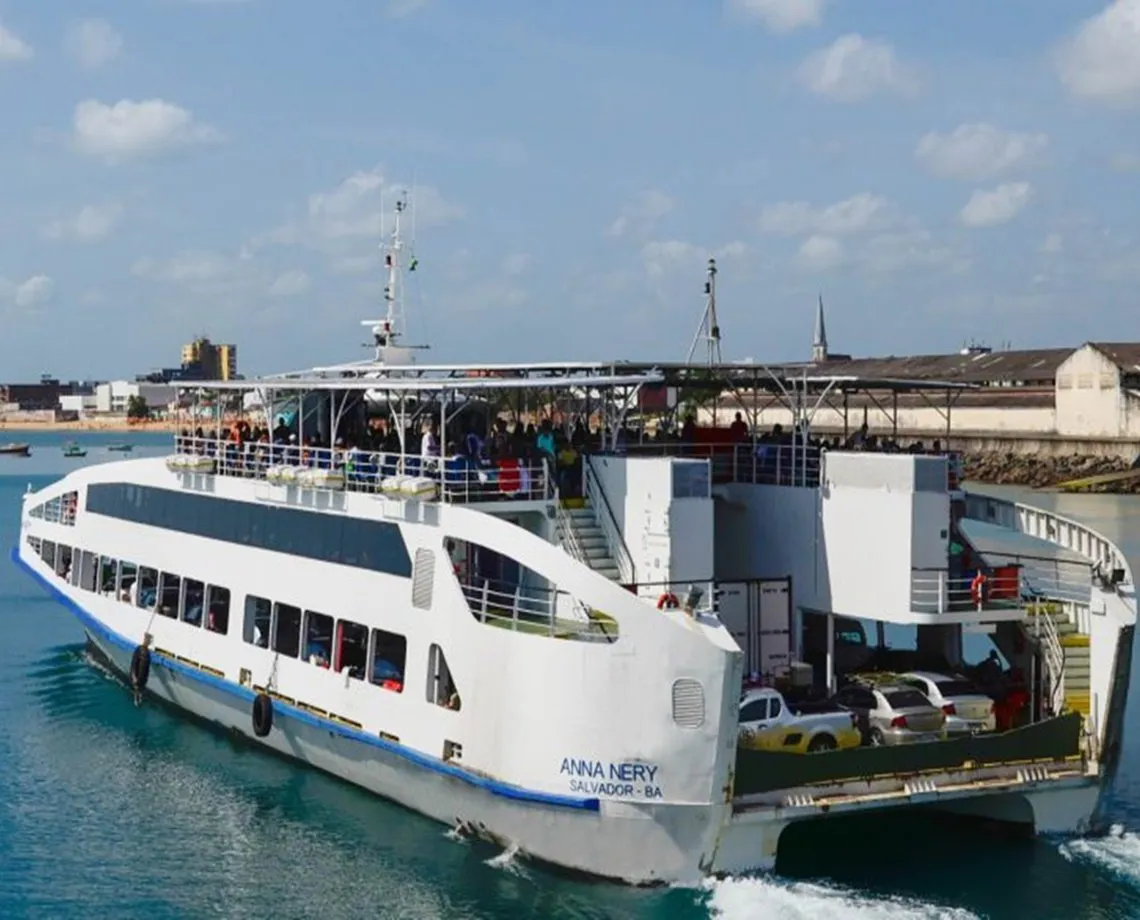 Travessia Salvador-Mar Grande registra fluxo tranquilo neste domingo (24/9)