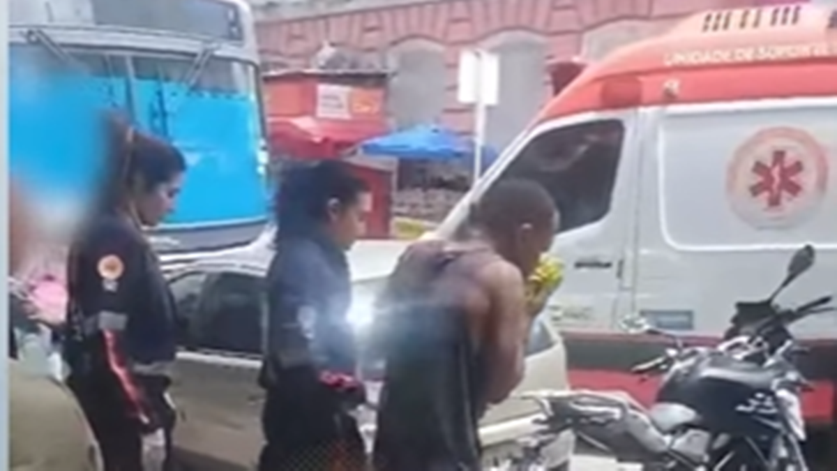 Duas pessoas foram baleados na manh&atilde; de ter&ccedil;a-feira (11). Foto: Alo Juca / TV Aratu