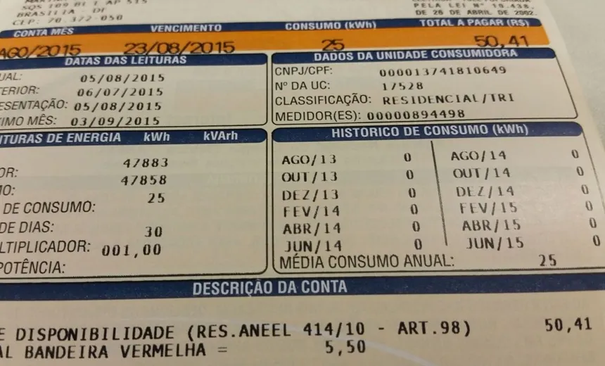 Conta de energia irá aumentar no próximo ano; entenda
