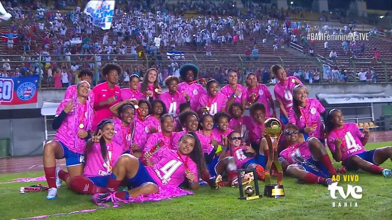 Bahia empata clássico com o Vitória e conquista o tetracampeonato do Baianão Feminino