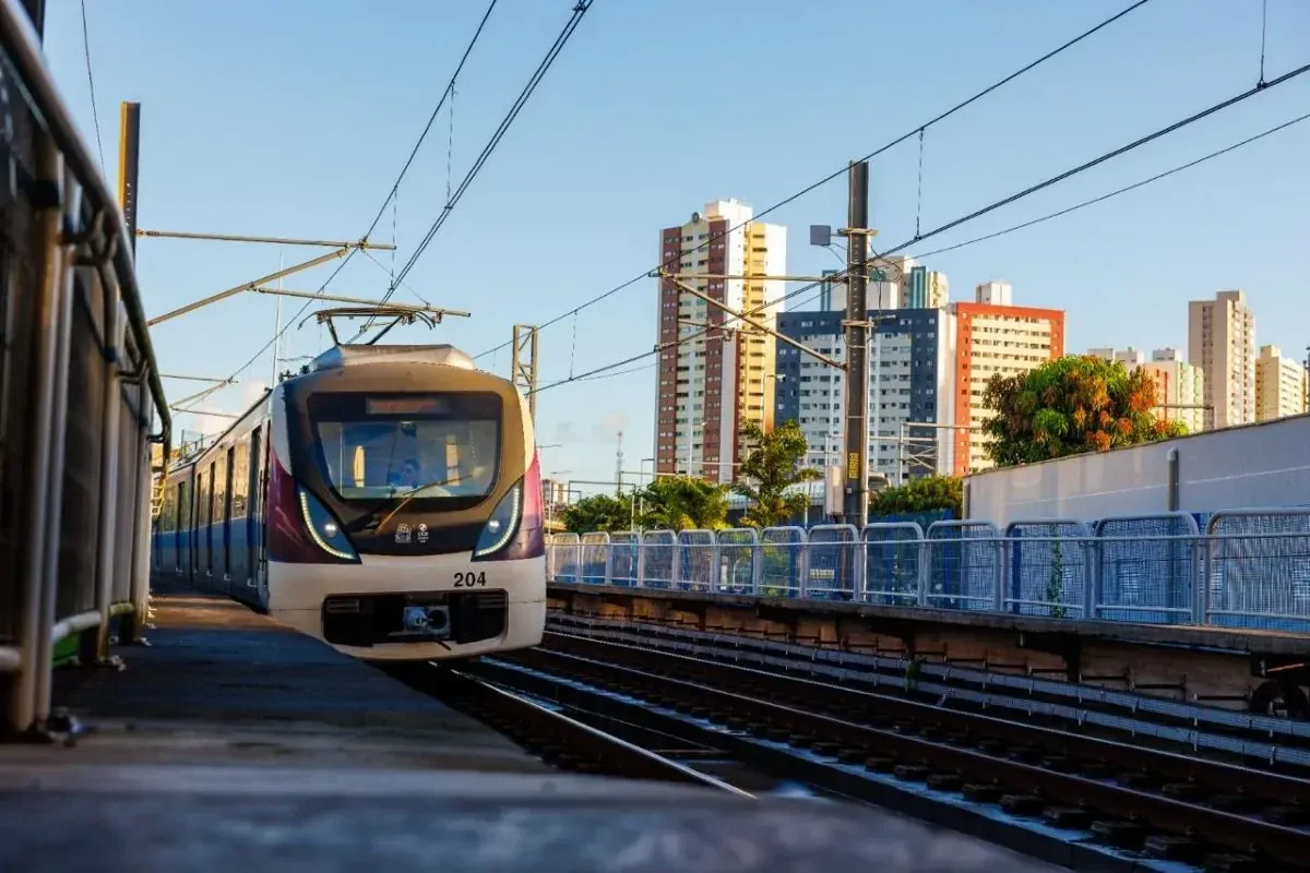 Metrô de Salvador ganha nova frota de trens com 40 vagões disponíveis