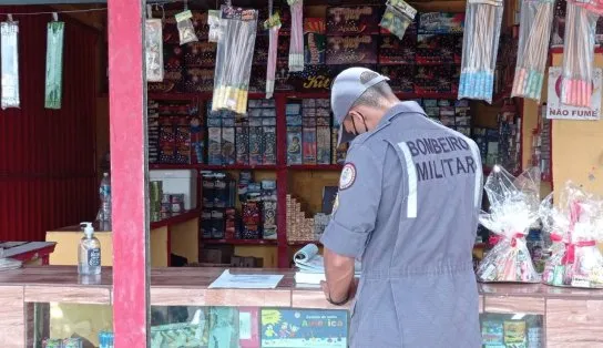 Fiscalizações em comércio de fogos de artificio são iniciadas no interior da Bahia; saiba mais