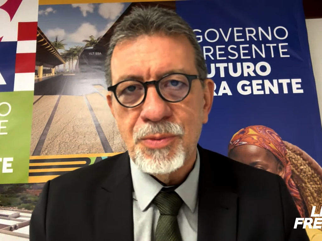 Afonso Florence, entrevistado do Linha de Frente, explicou sobre as obras do metrô no Campo Grande e da nova Rodoviária. Foto: Linha de Frente