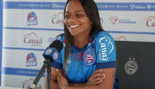 Ju Oliveira já está pronta para estreia do Bahia na Ladies Cup