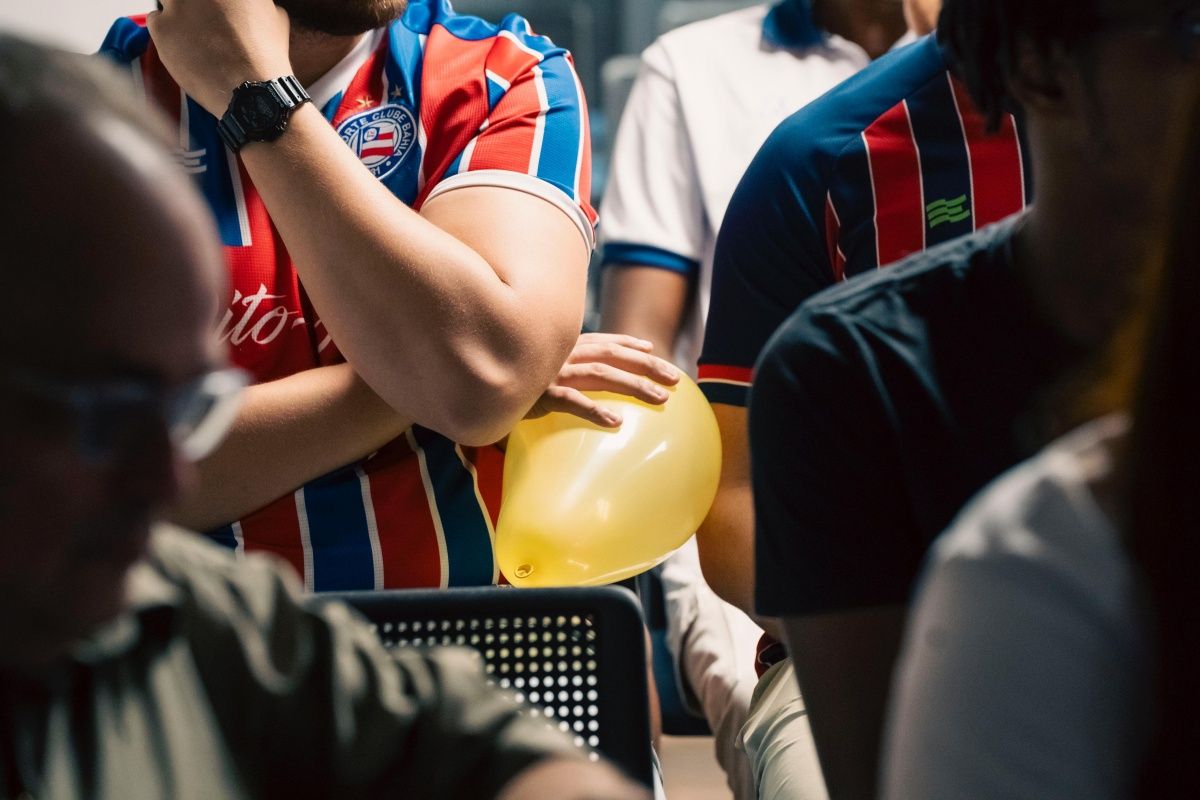 Ação da Associação do Bahia faz parte da campanha Setembro Amarelo e contou com presença da diretoria tricolor. Foto: Bernardo Fontes/Nós Produzimos