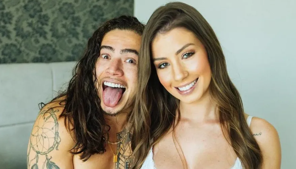 Whindersson Nunes e Maria Lina. Foto: Redes sociais 