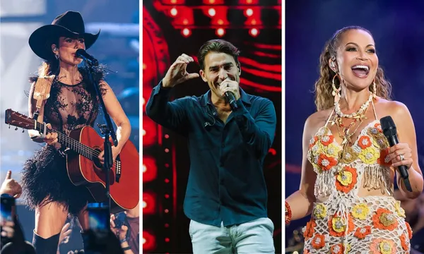 São João de Feira de Santana. Foto: Redes sociais | @paulafernandes e @pf30epoucosanos | @tayrone e @_lucasfrannca | @solangealmeida