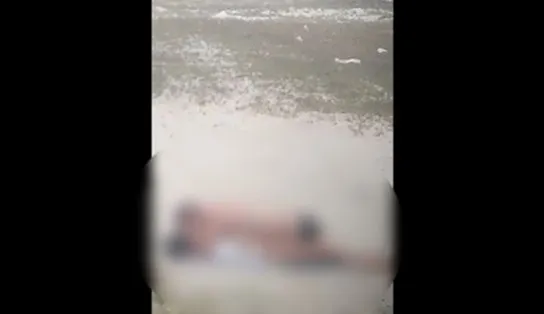 Assista: casal é filmado fazendo sexo em praia movimentada e surpreende cinegrafista; "a mulher está pelada, que doideira"
