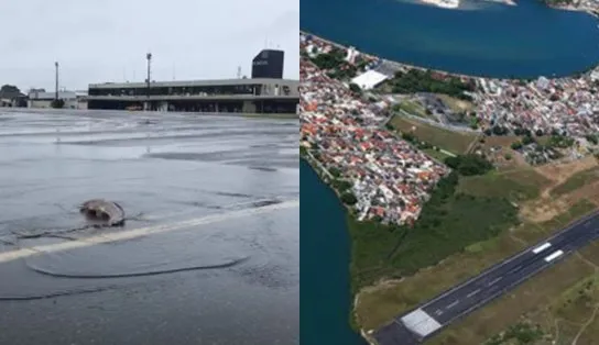 Vídeo: Após chuvas atingirem Ilhéus, peixe bagre vai parar em aeroporto