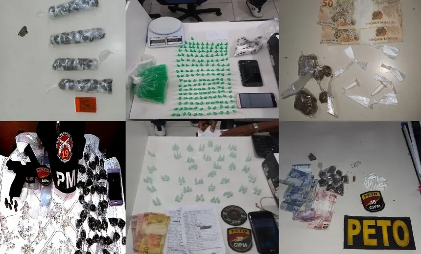 Operação policial apreende cerca de R$ 40 mil em drogas em Salvador