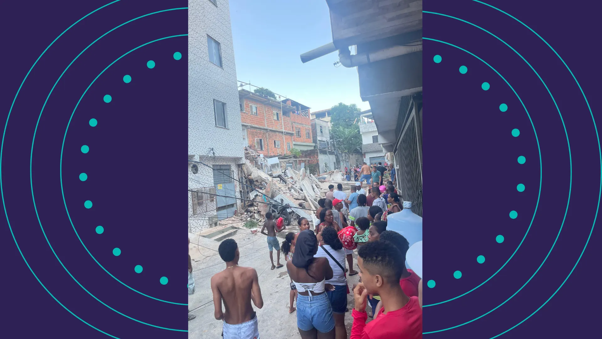 VÍDEO: Desabamento de prédio é registrado no bairro de Luis Anselmo, em Salvador 