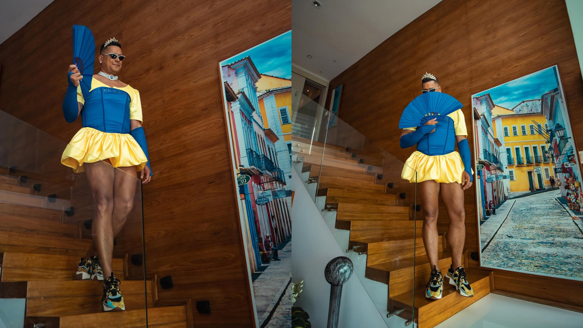 Xanddy Harmonia ou Xanddy de Neve? Cantor exibe look para puxar bloco As Muquiranas neste sábado de Carnaval em Salvador | Fotos: William Rocha