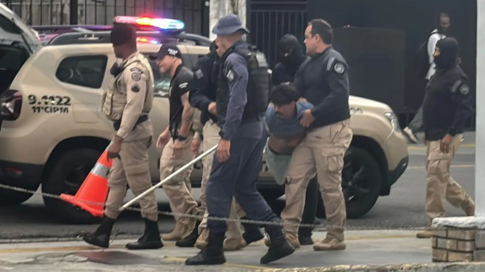 Suspeito de usar cães para atacar pessoas na Graça. Foto: Tony Silva / Ascom-PCBA