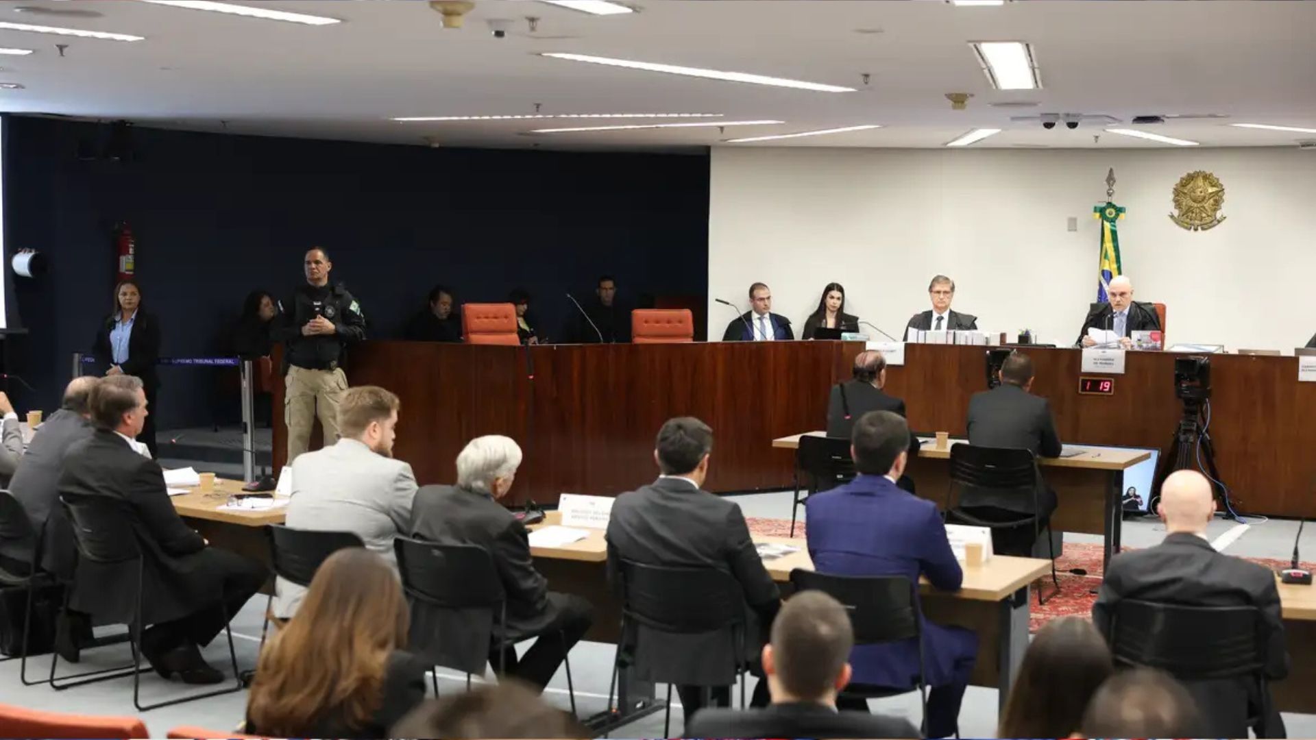 Julgamento do núcleo 1 da trama golpista. Foto: Valter Campanato | Agência Brasil