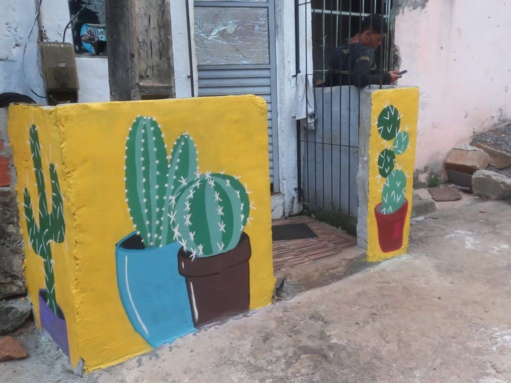 O projeto Pinte-Saúde atua na remoção de materiais inservíveis em áreas vulneráveis.Foto: Divulgação