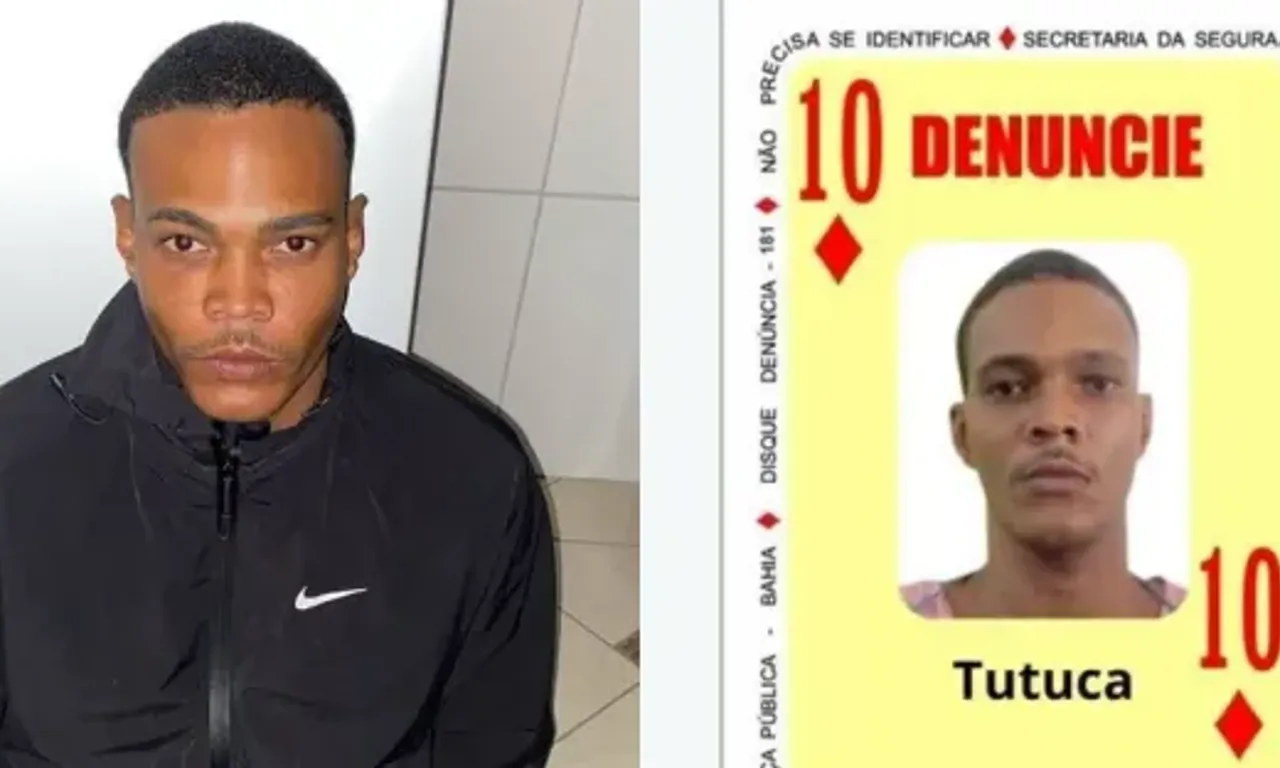 Baralho do Crime da SSP-BA. Foto: Divulga&ccedil;&atilde;o