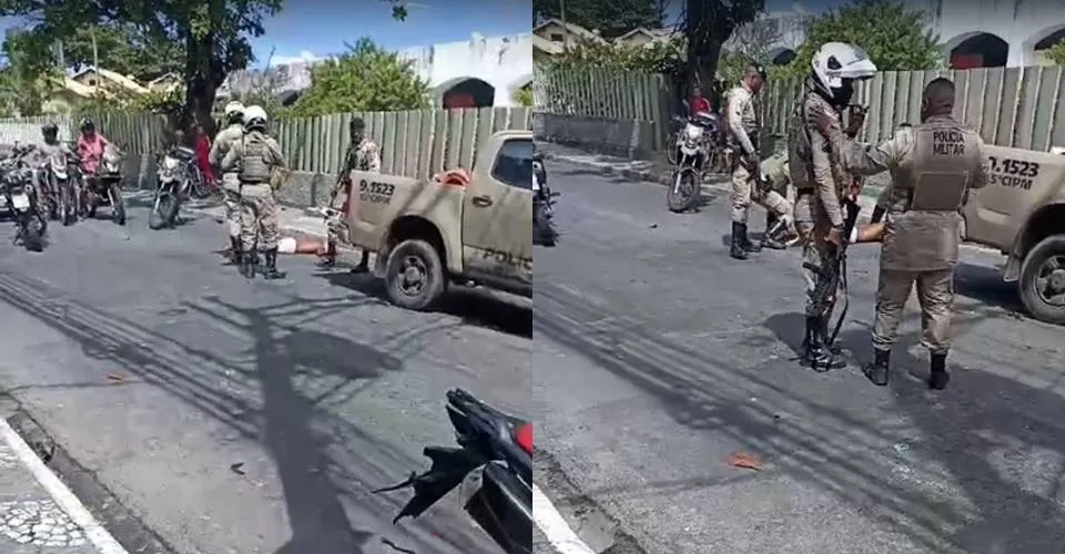 Homem morre em confronto com a polícia após assaltar pedestre em Itapuã