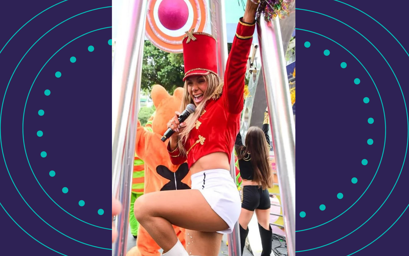 A edi&ccedil;&atilde;o deste ano marcou o &uacute;ltimo desfile de Carla Perez &agrave; frente do bloco infantil Algod&atilde;o Doce/Foto: Sandro Honorato/Ag. Fred Pontes