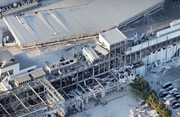 O terremoto de magnitude 7,1  no Jap&atilde;o tamb&eacute;m provocou o desabamento de edif&iacute;cios e mobilizou equipes de resgate em diferentes regi&otilde;es. Foto: Reprodu&ccedil;&atilde;o | Instagram
