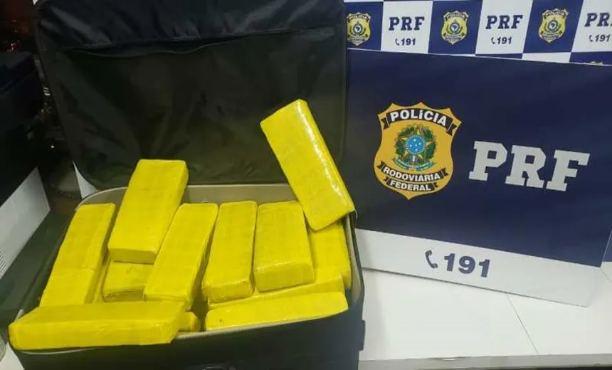 Cerca de 30 quilos de maconha são apreendidos em bagagem de passageiro em ônibus interestadual