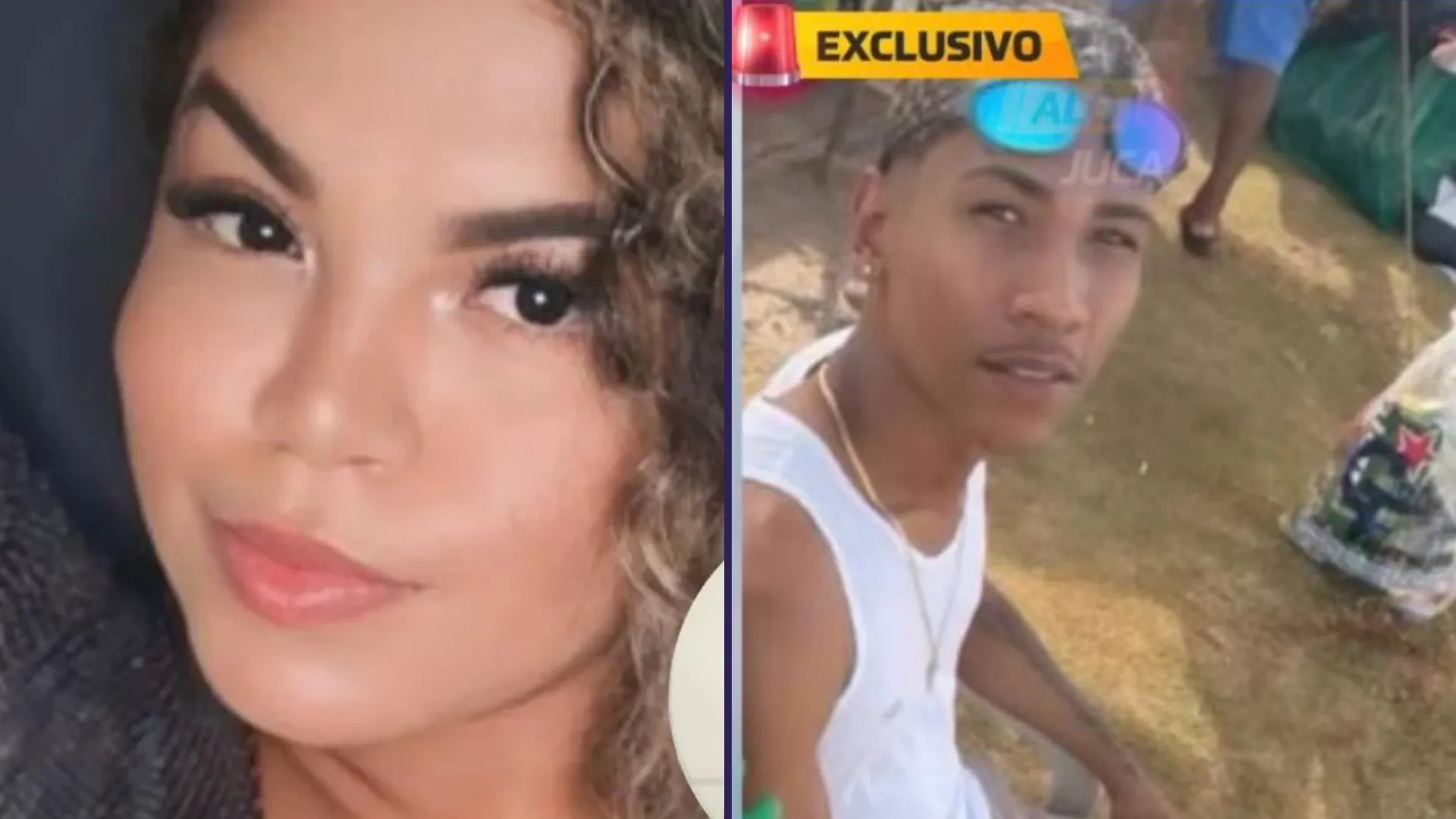 Imagem de vítima e suspeito 