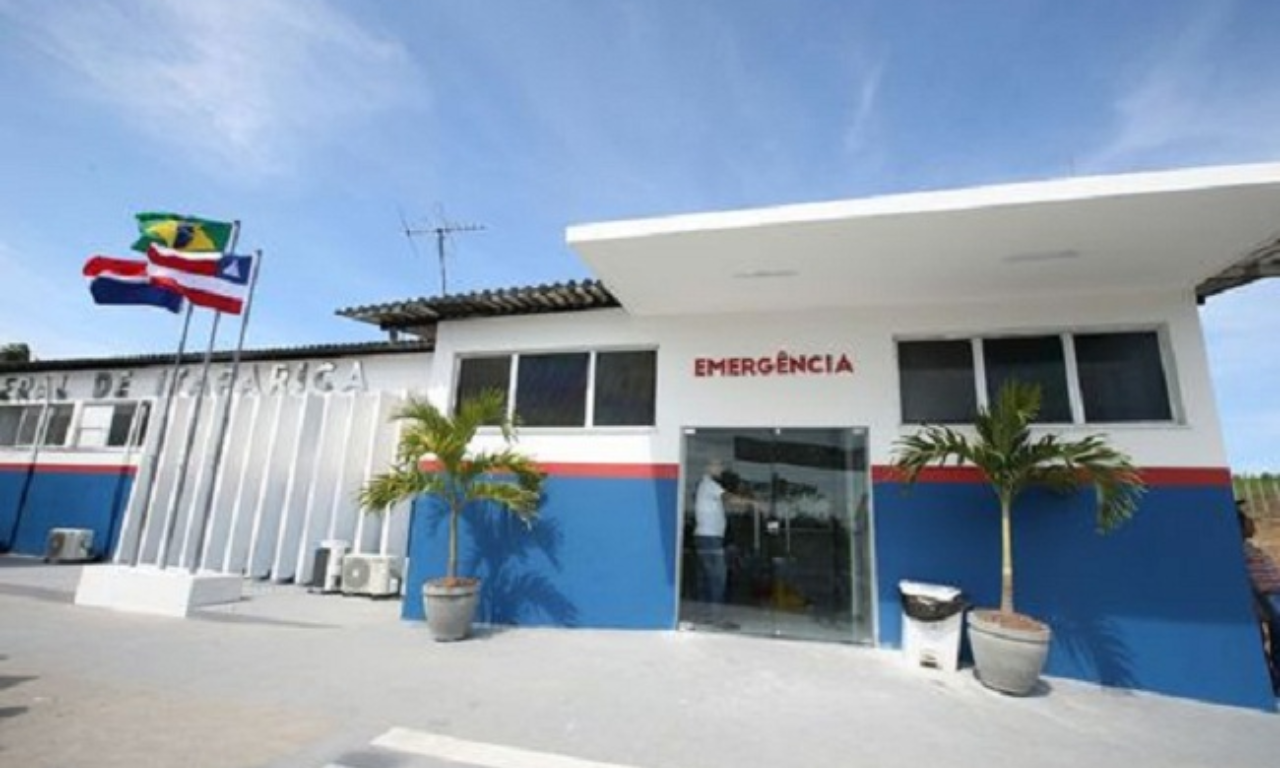 PM &eacute; preso por matar paciente dentro de hospital na Ilha de Itaparica.Foto: Sesab