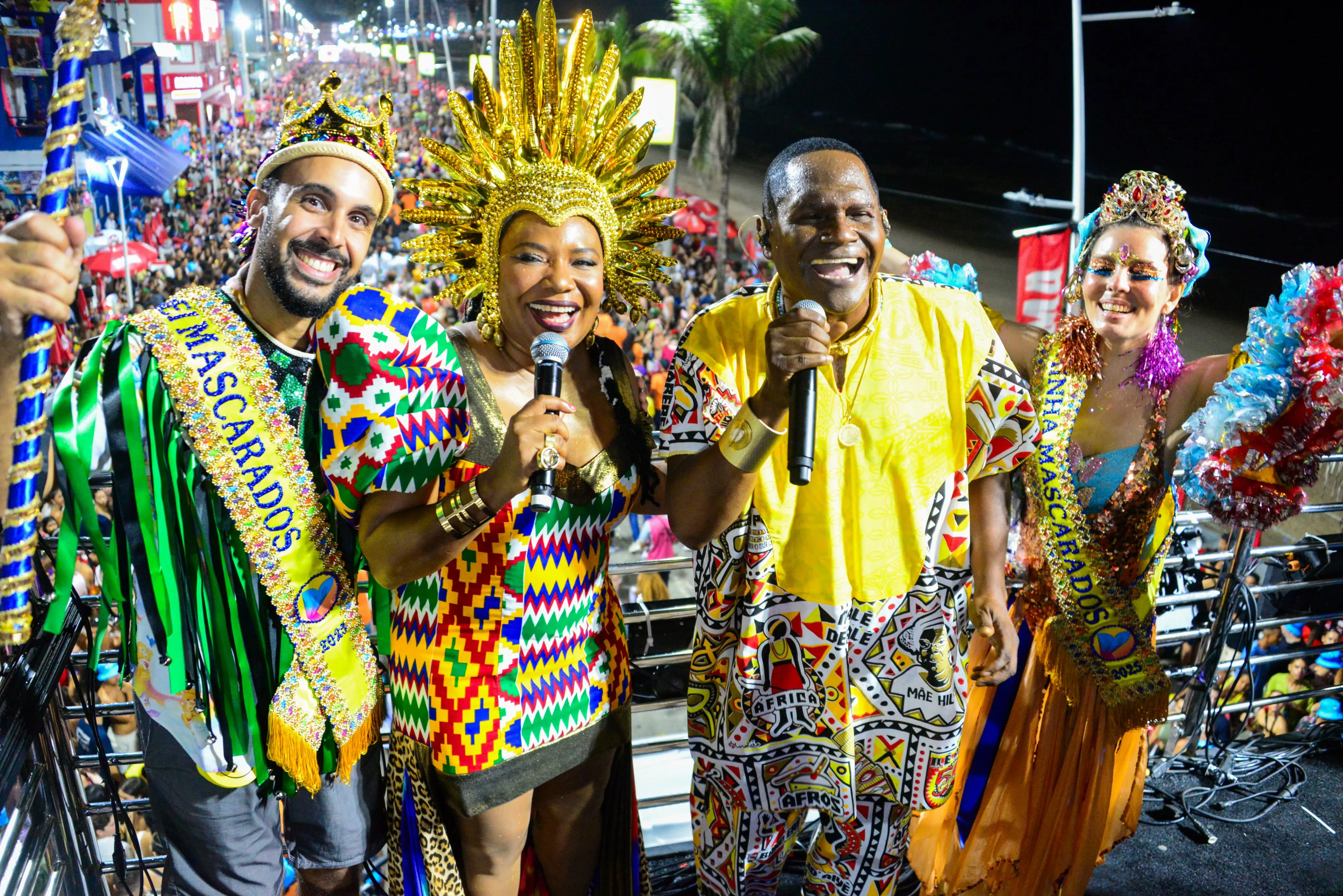 Bloco Os Mascarados ganha circuito com Tatau e homenagem a Margareth