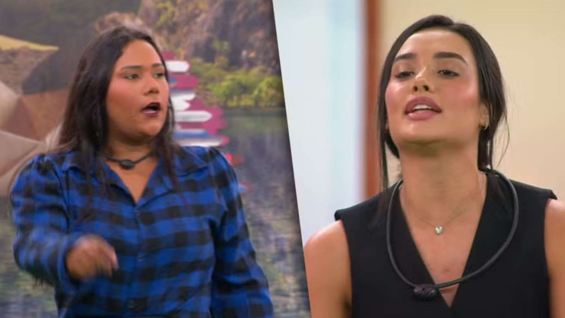 Briga entre Chaiany e Jordana no BBB 26. Foto: Globo